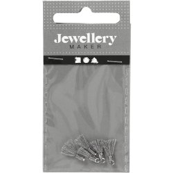 Vedh&aelig;ng, L: 10 mm, hulstr. 1 mm, gr&aring;, 5 stk./ 1 pk.