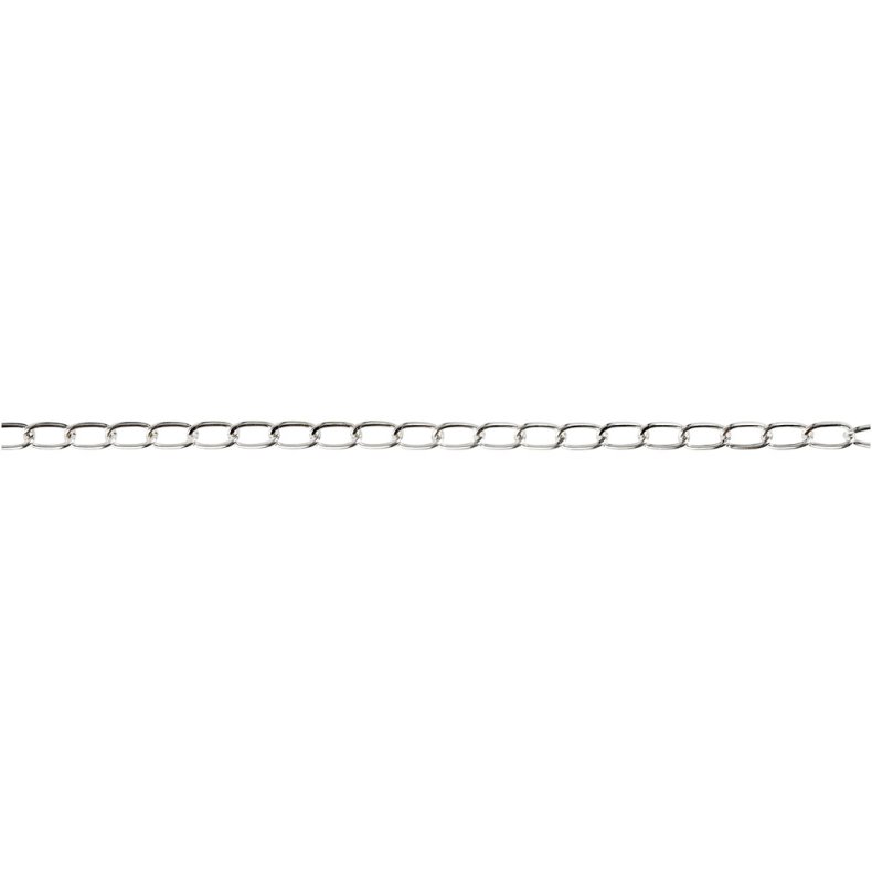 K&aelig;de, B: 6 mm, fors&oslash;lvet, 5 m/ 1 stk.
