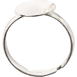 Fingerring, fors&oslash;lvet, 15 stk./ 1 pk.