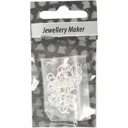 Oval-ring, tykkelse 1 mm, fors&oslash;lvet, 40 stk./ 1 pk.