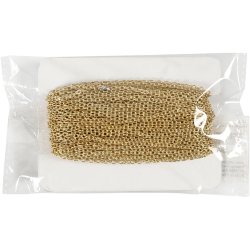 K&aelig;de, B: 2 mm, forgyldt, 20 m/ 1 pk.