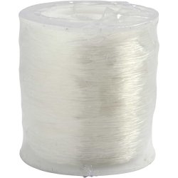 Elastiksnor, rund, tykkelse 0,8 mm, 100 m/ 1 rl.