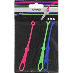 N&oslash;glevedh&aelig;ng, L: 10,5 cm, B: 1 cm, 5 stk./ 1 pk.