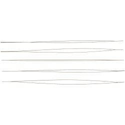 Smykken&aring;l, L: 12 cm, tykkelse 0,25 mm, 5 stk./ 1 pk.