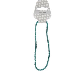 Facetperler, str. 3x4 mm, hulstr. 0,8 mm, smaragdgr&oslash;n, 100 stk./ 1 pk.