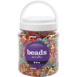 M&oslash;llemix, diam. 10 mm, hulstr. 2 mm, ca. 2800 stk., ass. farver, 385 g, 700 ml/ 1 ds.