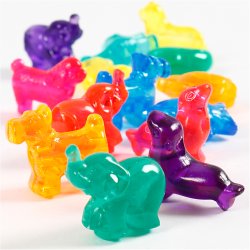 Figurperler, str. 25 mm, hulstr. 4 mm, ca. 220 stk., perlemorsfarver, 700 ml/ 1 ds.