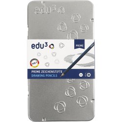 edu Tegneblyant, B,2B,4B,5B,6B,8B,9B,HB,H,2H,3H,4H, 12 stk./ 1 pk.