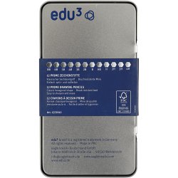 edu Tegneblyant, B,2B,4B,5B,6B,8B,9B,HB,H,2H,3H,4H, 12 stk./ 1 pk.