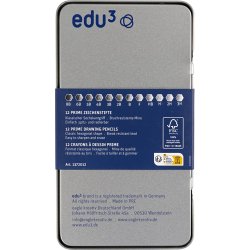 edu Tegneblyant, B,2B,3B,4B,5B,6B,HB,F,H,2H, 12 stk./ 1 pk.