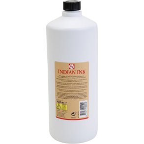 Flydende Tusch, sort, 1000 ml/ 1 fl.