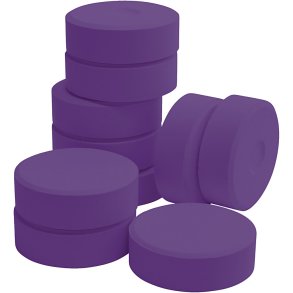 Temperablokke, H: 19 mm, diam. 57 mm, violet, 10 stk./ 1 pk.