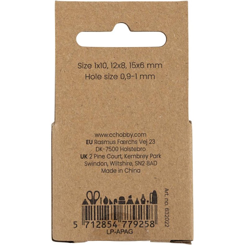 Agat stenperler, diam. 6+8+10 mm, hulstr. 0,9-1 mm, ca. 28 stk., transparent gr&aring;, 28 stk./ 1 pk.