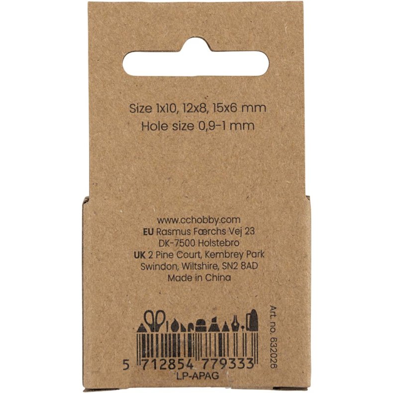 Agat stenperler, diam. 6+8+10 mm, hulstr. 0,9-1 mm, ca. 28 stk., pink, 28 stk./ 1 pk.