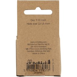 Voksperler, Hjerter, diam. 7-13 mm, hulstr. 1,3-1,5 mm, ca. 27 stk., perlemor, 32 stk./ 1 pk.