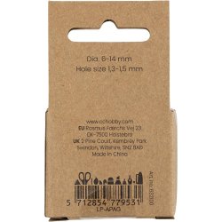 Voksperler, Oval, diam. 6-14 mm, hulstr. 1,3-1,5 mm, 30 stk./ 1 pk.