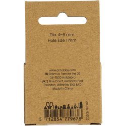 Ferskvandsperler, Gennemboret p&aring; tv&aelig;rs, diam. 4-6 mm, hulstr. 1 mm, perlemor, 55 stk./ 1 pk.