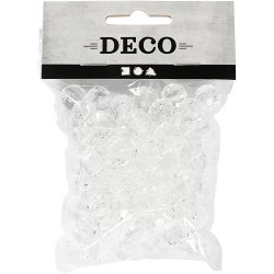 Prisme, str. 12 mm, hulstr. 1,2 mm, blank transparent, 77 stk./ 1 pk.