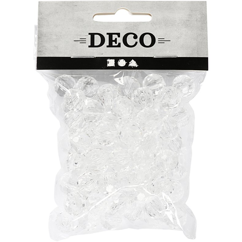 Prisme, str. 12 mm, hulstr. 1,2 mm, blank transparent, 77 stk./ 1 pk.