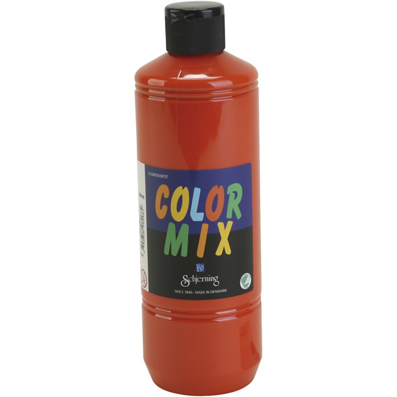 Skole Lasurmaling, orange, 500 ml/ 1 fl.