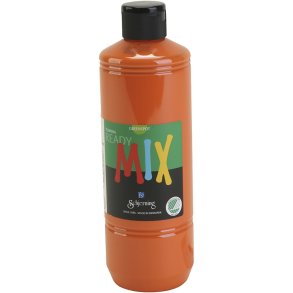 Temperamaling, mat, orange, 500 ml/ 1 fl.