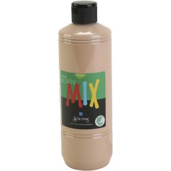 Temperamaling, mat, beige, 500 ml/ 1 fl.