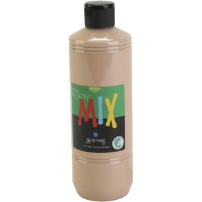 Temperamaling, mat, beige, 500 ml/ 1 fl.