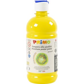 Temperamaling Mat, prim&aelig;r gul, 500 ml/ 1 fl.