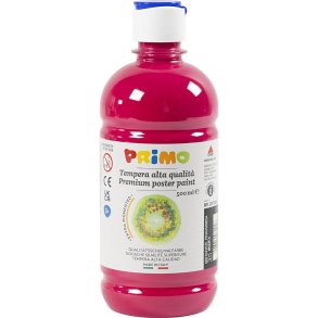 Temperamaling Mat, prim&aelig;r r&oslash;d, 500 ml/ 1 fl.