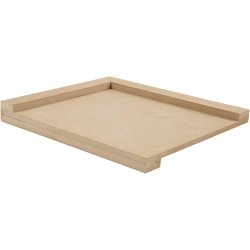 Linoleumssk&aelig;replade, str. 25x29 cm, h&oslash;jre, 1 stk.