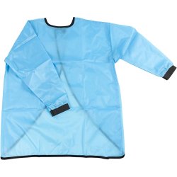 Malerkittel, L: 75 cm, str. 7-12 &aring;r, turkis, 1 stk.