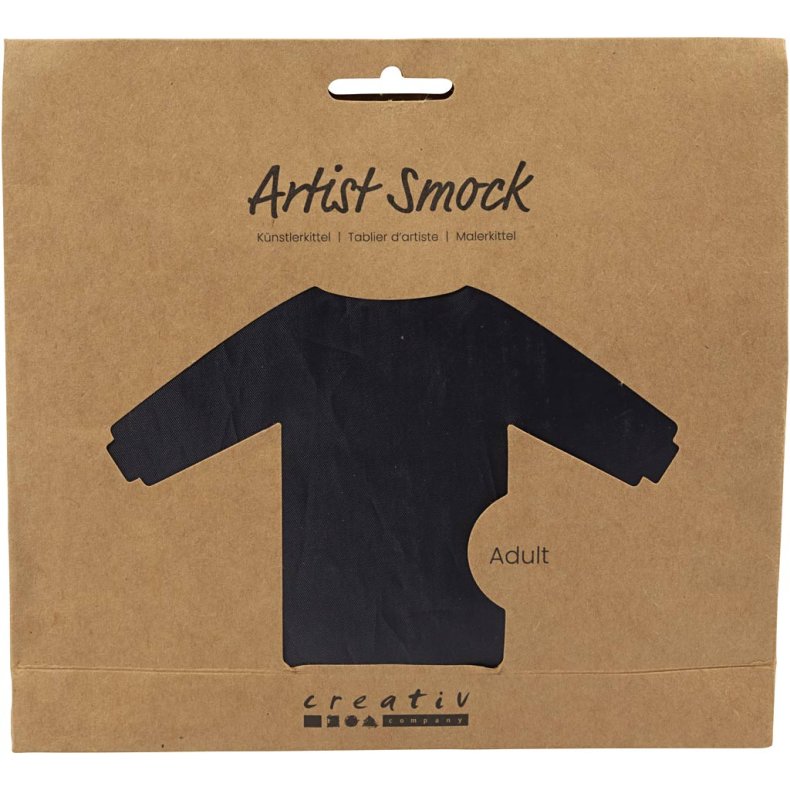 Malerkittel, L: 92 cm, bl&aring;, 1 stk.