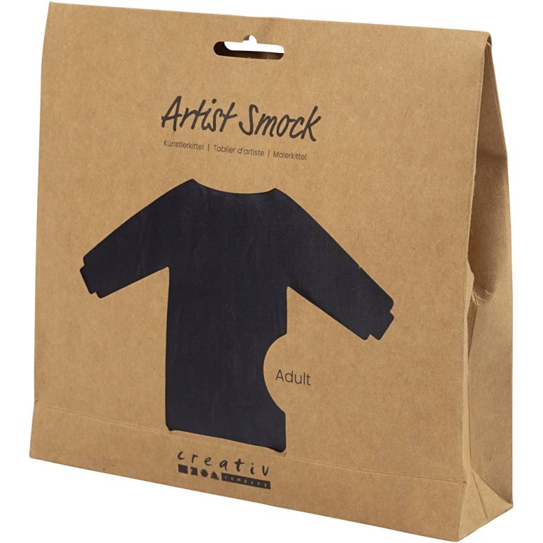 Malerkittel, L: 92 cm, bl&aring;, 1 stk.