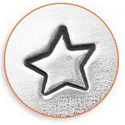 Pr&aelig;gestempel, Stjerne, L: 65 mm, str. 3 mm, 1 stk.