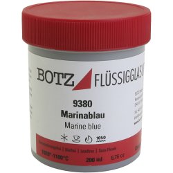 Glasur til ler, bl&aring;, 200 ml/ 1 ds.