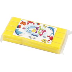 Softy Modellervoks, gul, 500 g/ 1 pk.