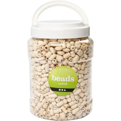 Tr&aelig;perler, str. 5-28 mm, hulstr. 2,5-3 mm, ca. 1462 stk., 850 g, 2 l/ 1 spand