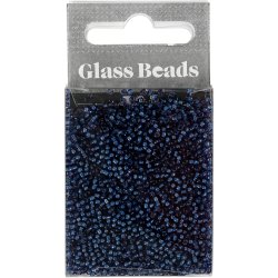 Rocaiperler, diam. 1,7 mm, str. 15/0, hulstr. 0,5-0,8 mm, lilla, 25 g/ 1 pk.