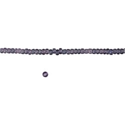 Rocaiperler, diam. 1,7 mm, str. 15/0, hulstr. 0,5-0,8 mm, lilla, 25 g/ 1 pk.