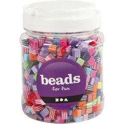 Multimix, str. 8x8 mm, hulstr. 2,5 mm, ca. 950 stk., 500 g, 700 ml/ 1 ds.