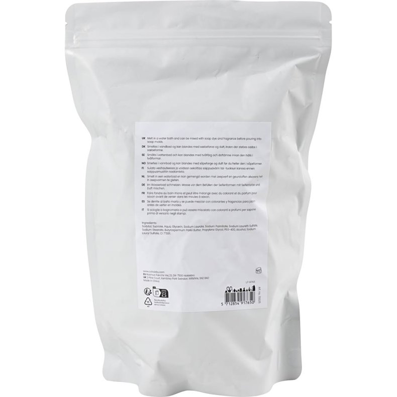 Sheasm&oslash;r S&aelig;bemasse, Granulat, 1000 g/ 1 pk.