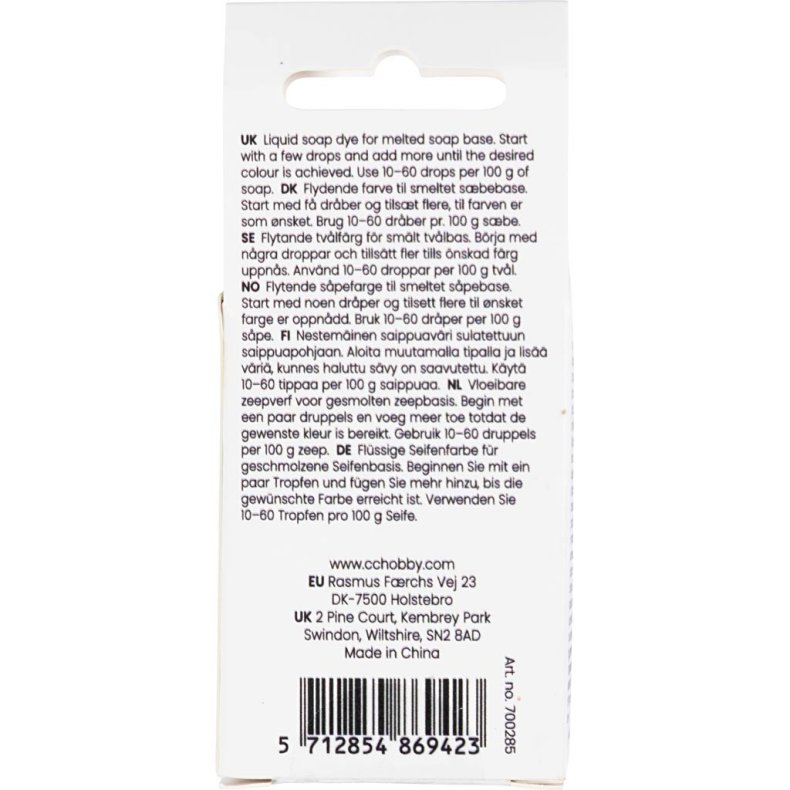 S&aelig;befarve, lilla, 10 ml/ 1 fl.