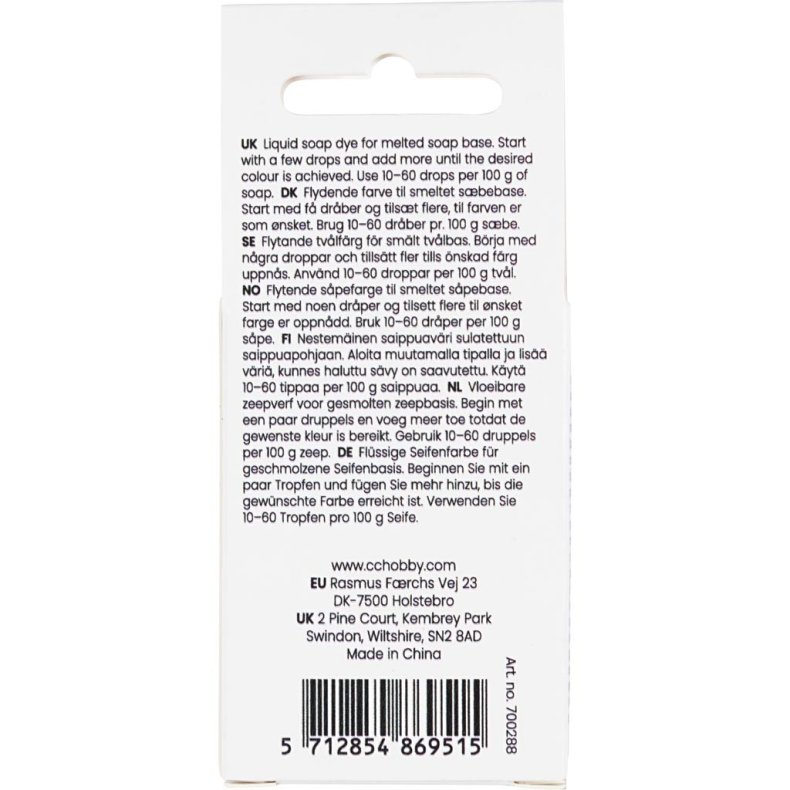 S&aelig;befarve, olivenbrun, 10 ml/ 1 fl.