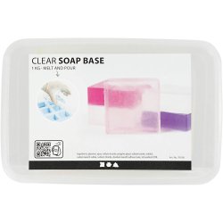 Klar S&aelig;bemasse, klar, 1 kg