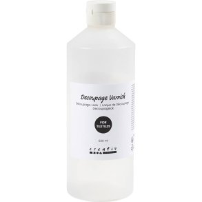 Decoupagelak, til tekstil, 500 ml/ 1 fl.