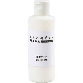 Tekstilmedium, Blandes med akrylmaling, transparent, 80 ml/ 1 fl.