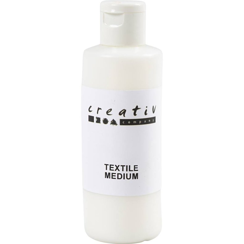 Tekstilmedium, Blandes med akrylmaling, transparent, 80 ml/ 1 fl.