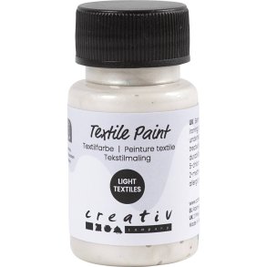 Tekstilmaling, halvd&aelig;kkende, sort, 50 ml/ 1 fl.