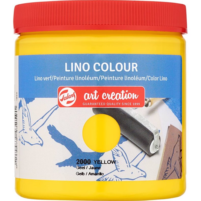 Linoleumssv&aelig;rte, gul, 250 ml/ 1 ds.