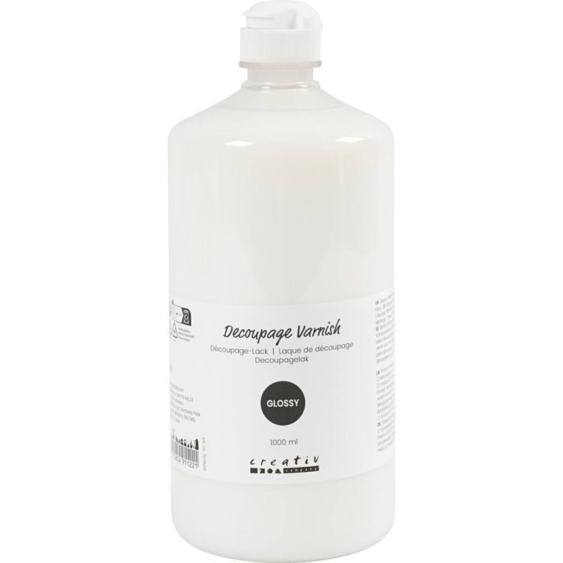 Decoupagelak, blank, 1000 ml/ 1 fl.